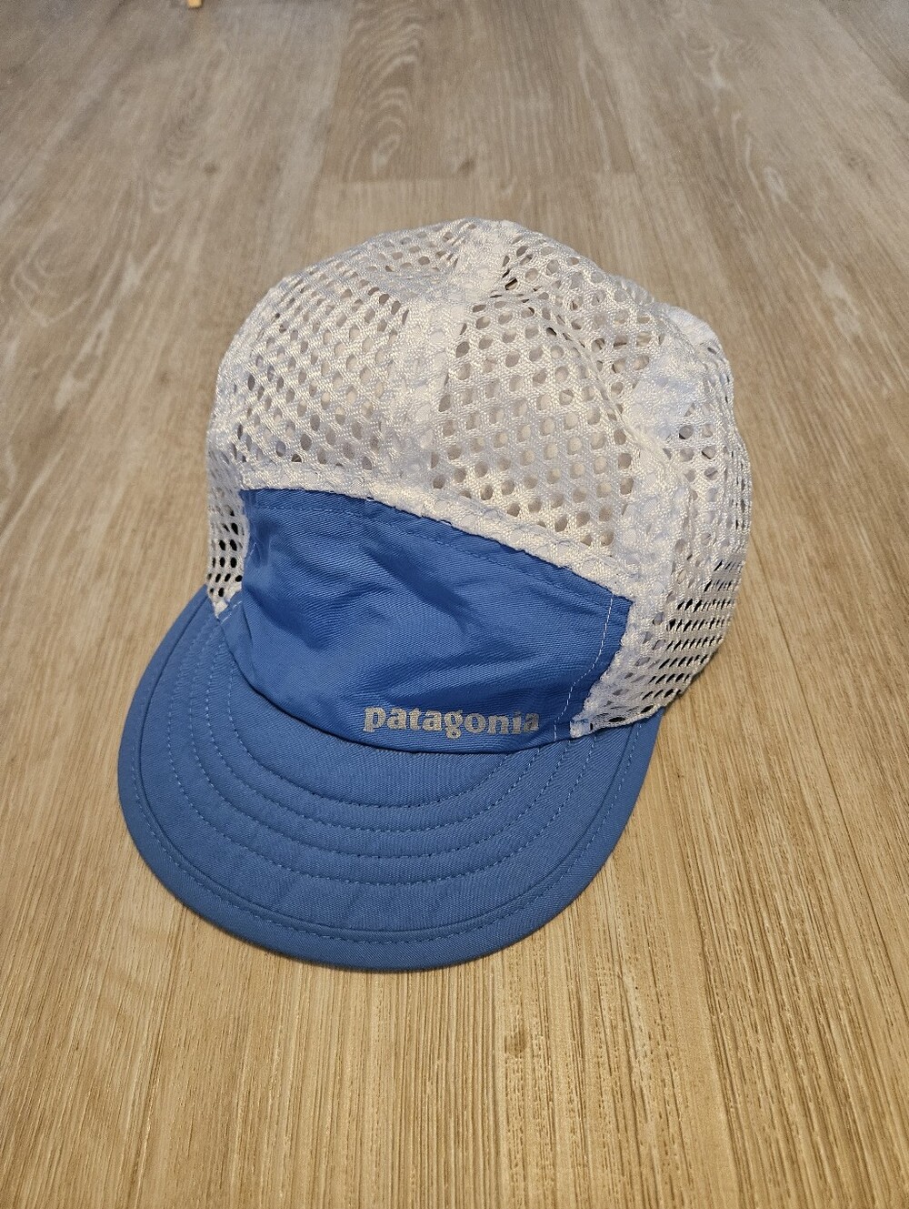 PATAGONIA Duckbill Cap Port Blue White Mesh One Size Adjustable